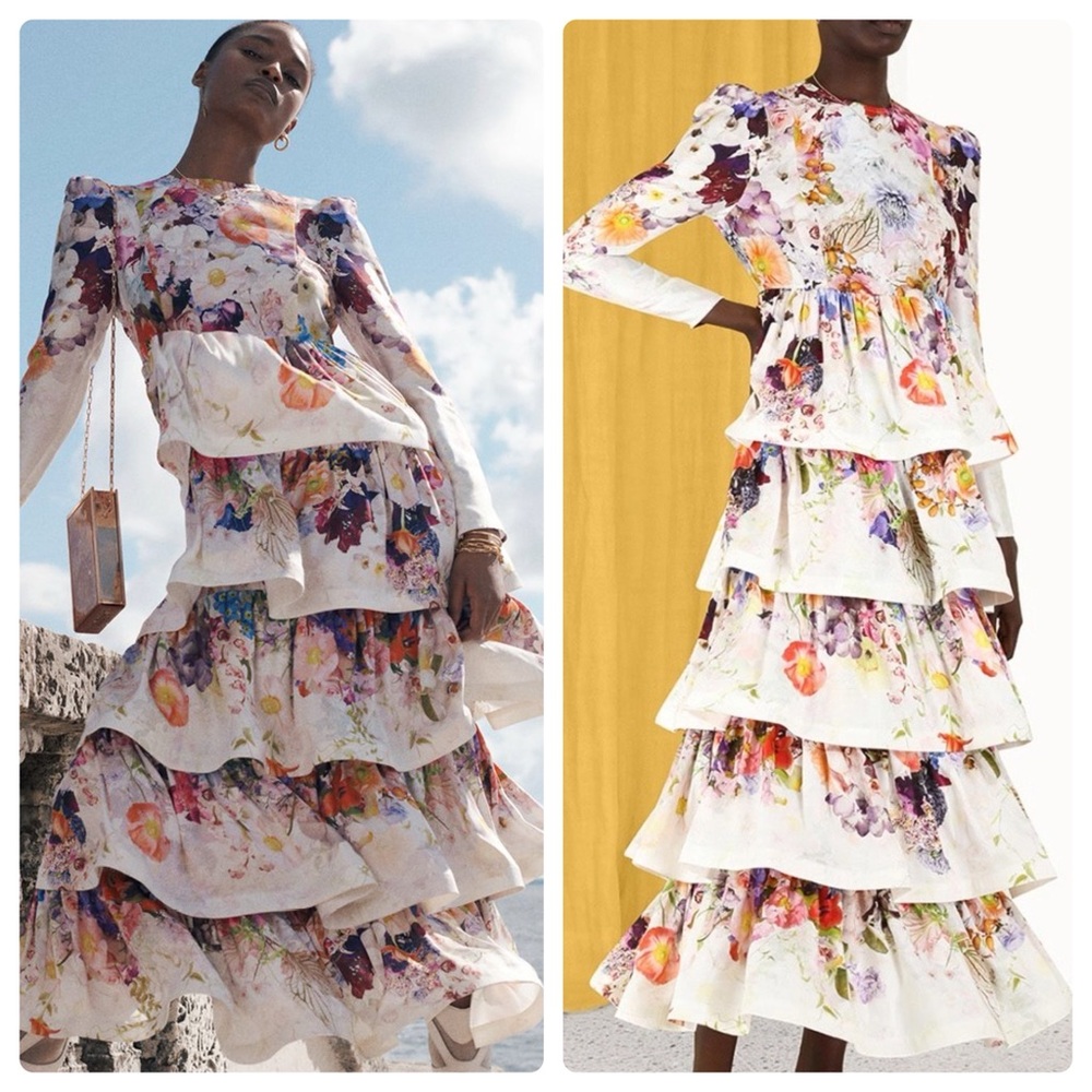 ZIMMERMANN Prima Tiered Dress - Picture 11 of 16